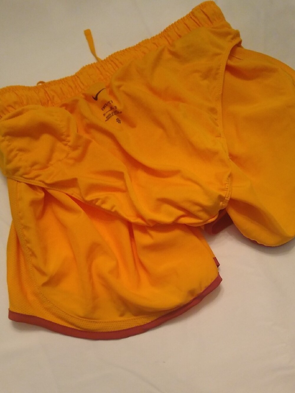 Nike Bright Orange Athletic Shorts - Picture 6 of 7